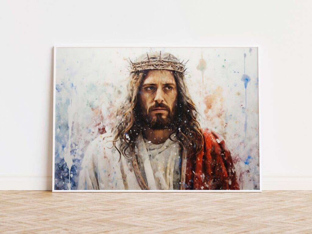 Jesus Christ Wall Art Portrait - Image 3