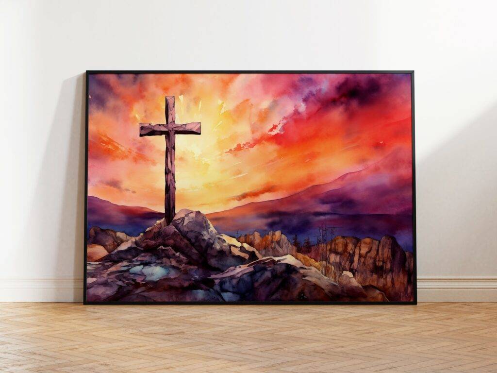 Christianity Cross Wall Art - Image 2