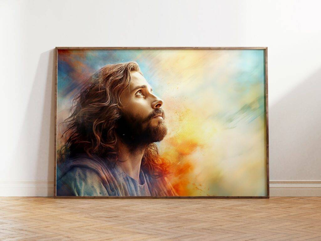 Jesus Christ Wall Art - Set of Four - Image 2