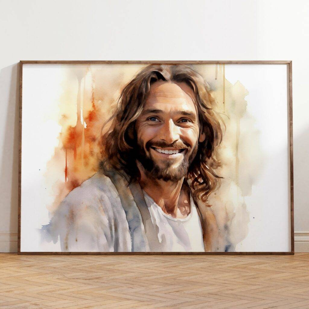 Jesus Christ Wall Art Portrait