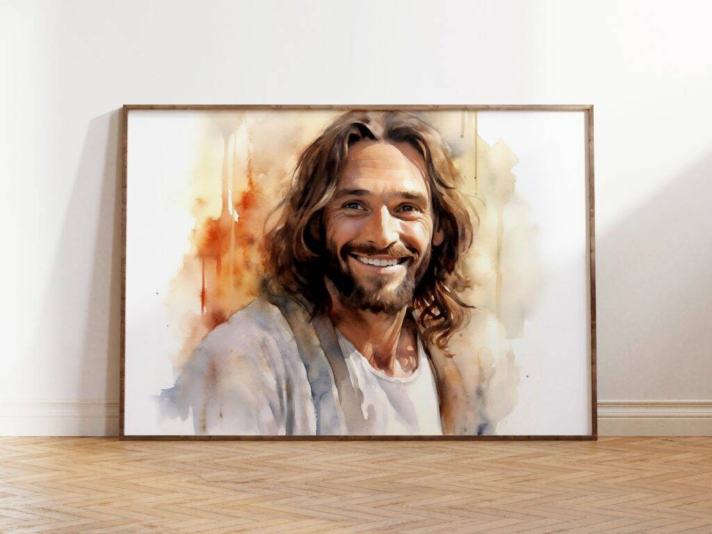 Jesus Christ Wall Art Portrait