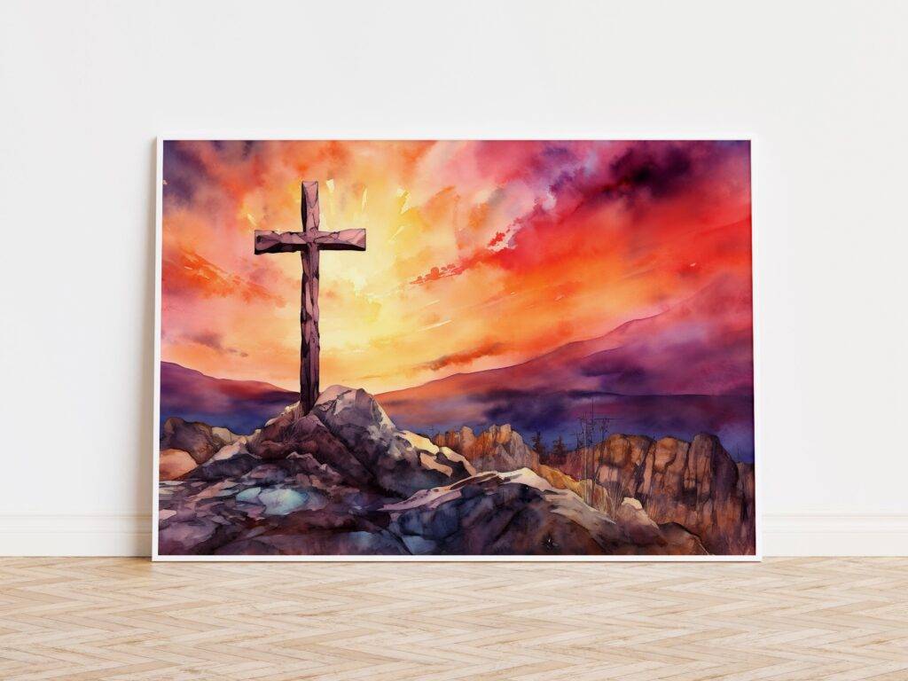 Christianity Cross Wall Art - Image 3