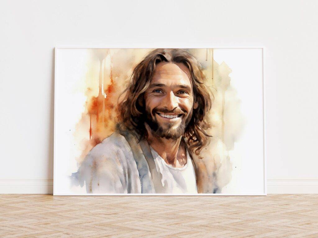 Jesus Christ Wall Art Portrait - Image 3