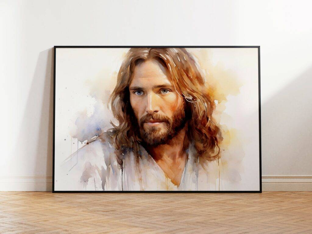 Jesus Christ Wall Art Portrait - Image 3