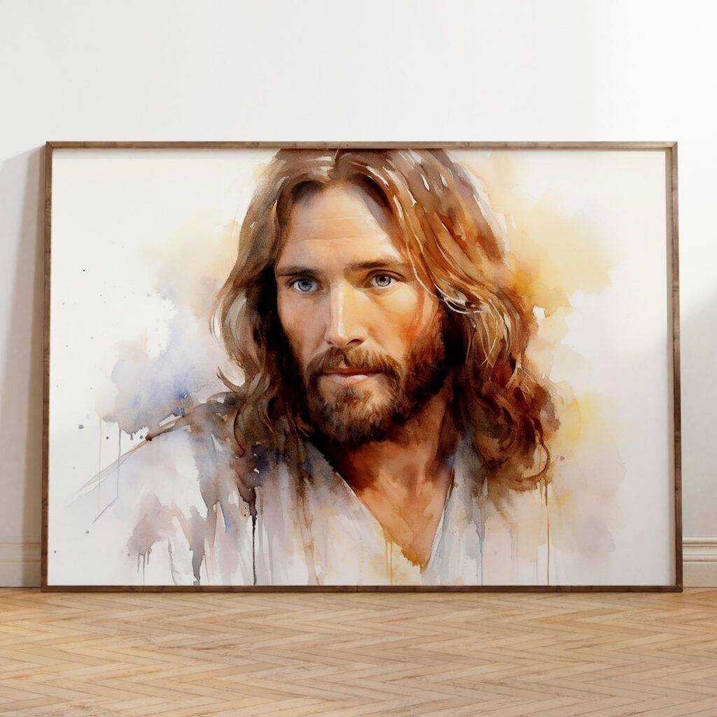 Jesus Christ Wall Art Portrait