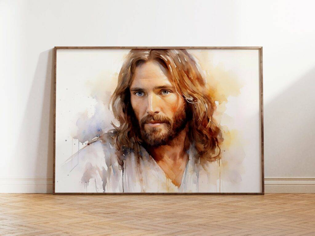 Jesus Christ Wall Art Portrait