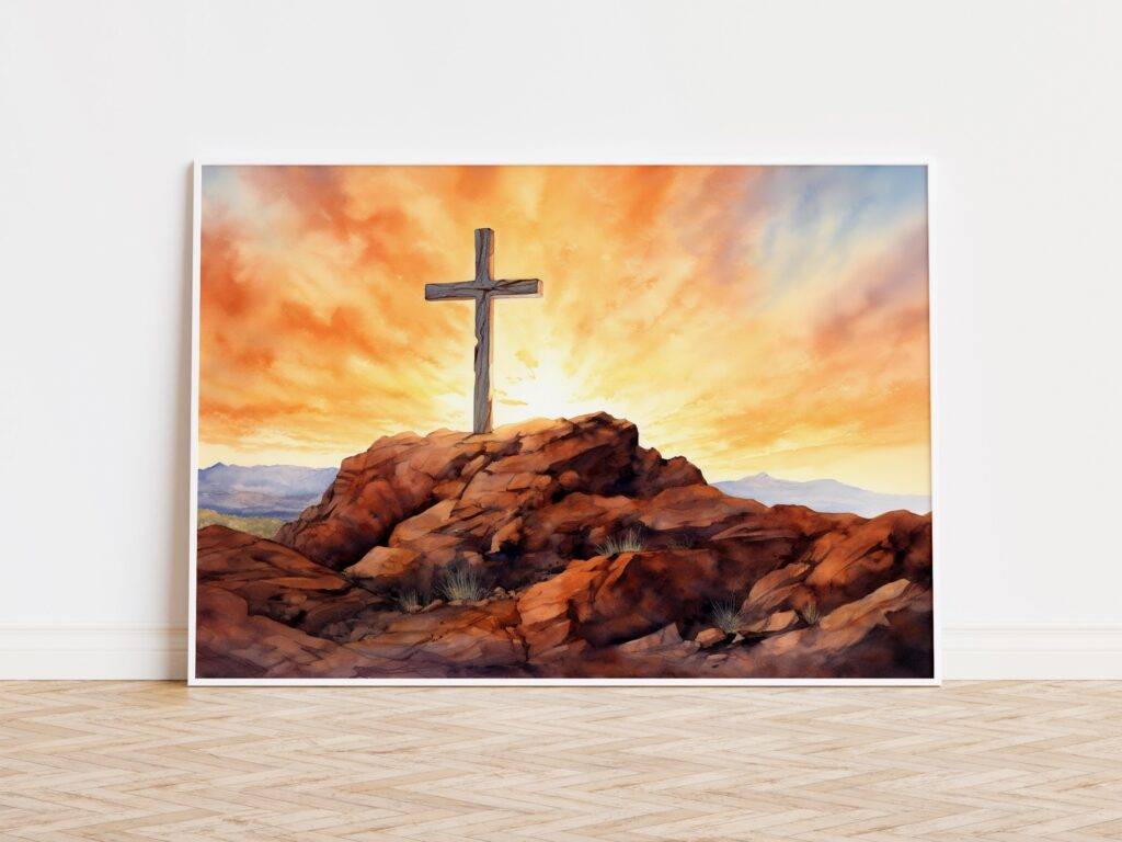 Christianity Cross Wall Art - Image 3