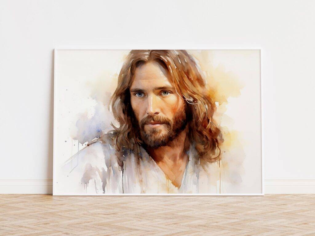 Jesus Christ Wall Art Portrait - Image 2