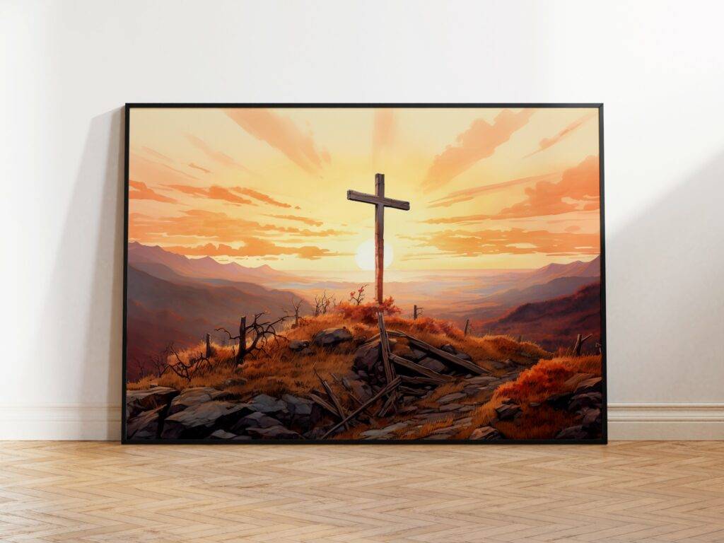 Christianity Cross Wall Art - Image 2