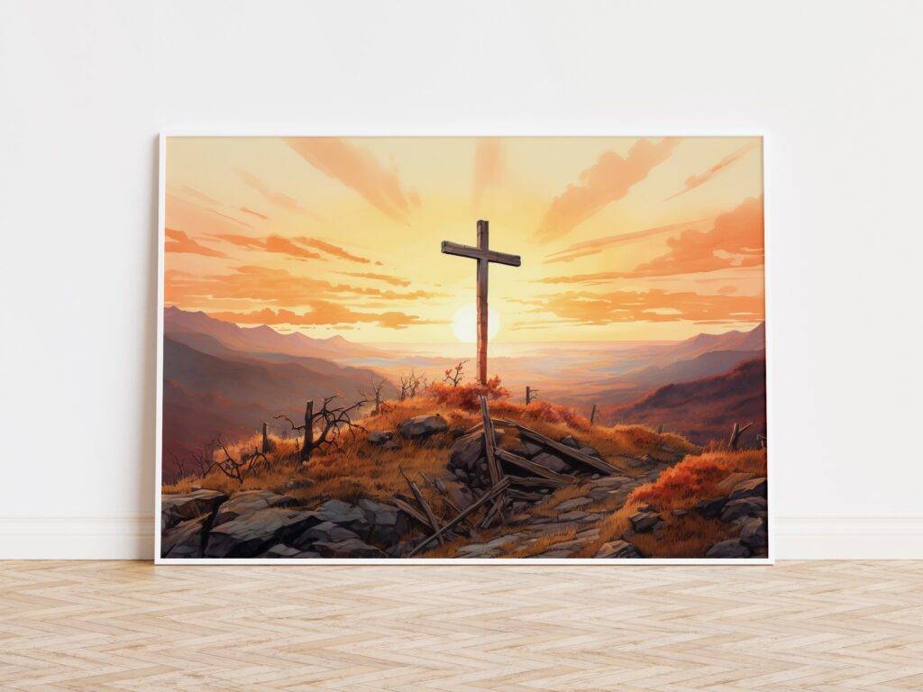 Christianity Cross Wall Art - Image 3