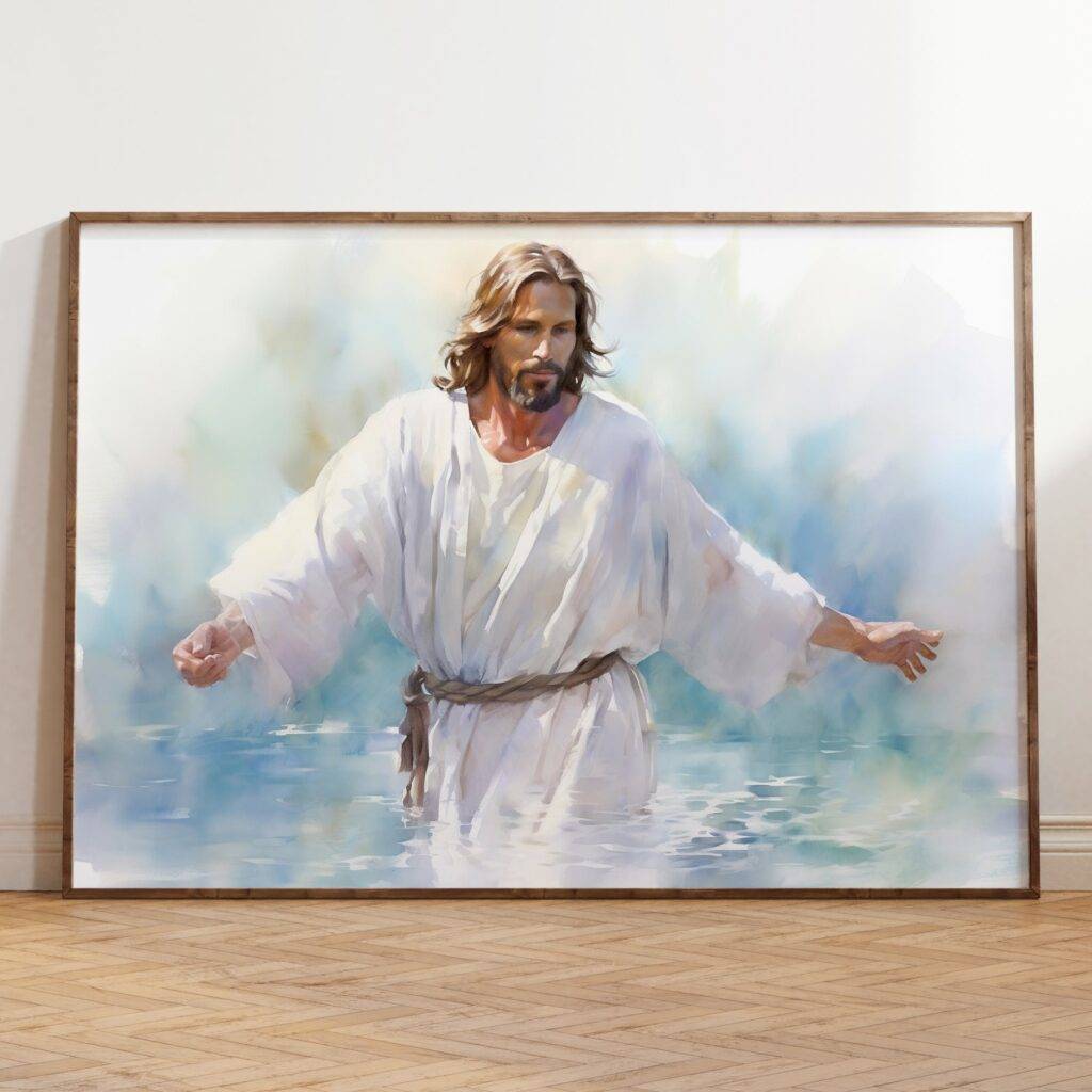Jesus Walking on Water Wall Art