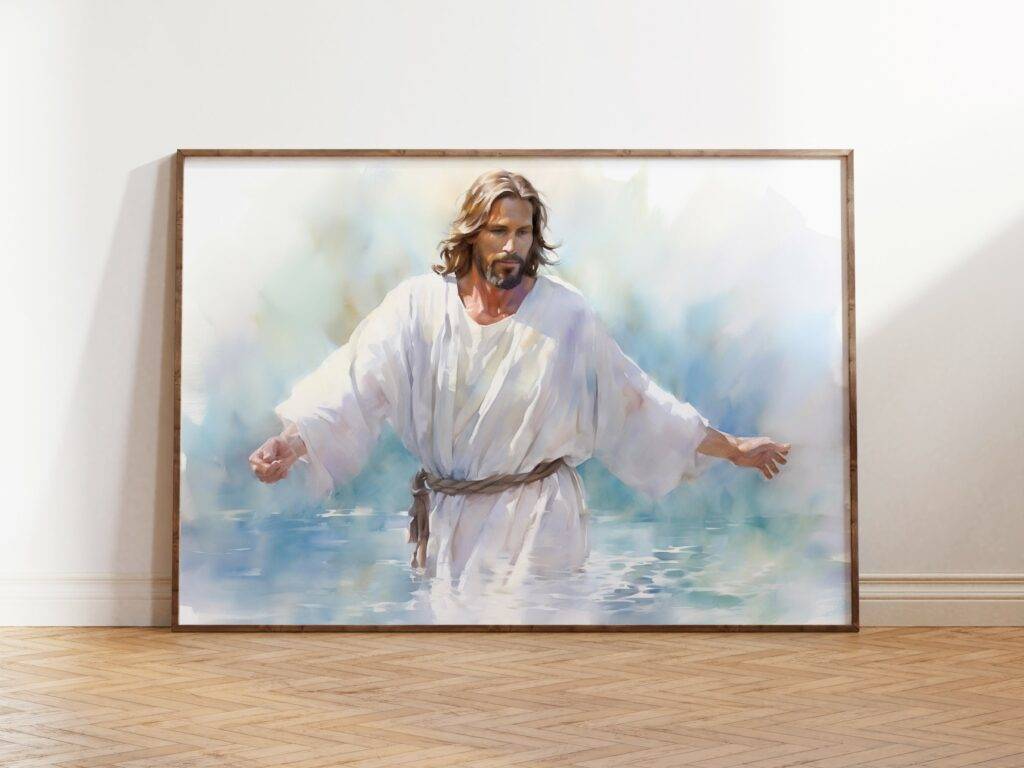 Jesus Walking on Water Wall Art