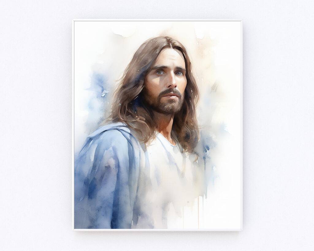 Jesus Christ Wall Art Portrait - Image 3