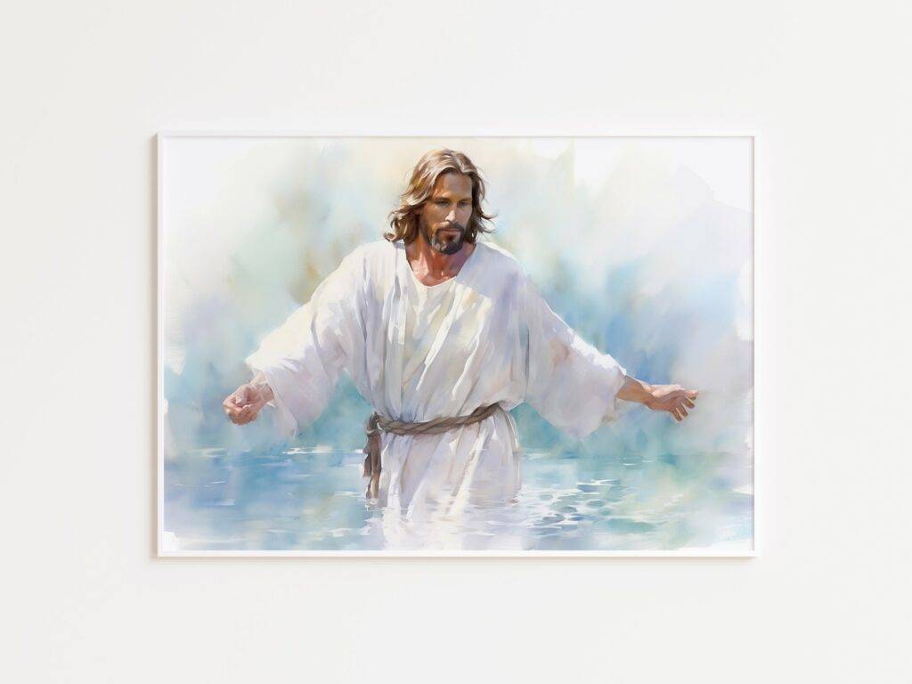 Jesus Walking on Water Wall Art - Image 3