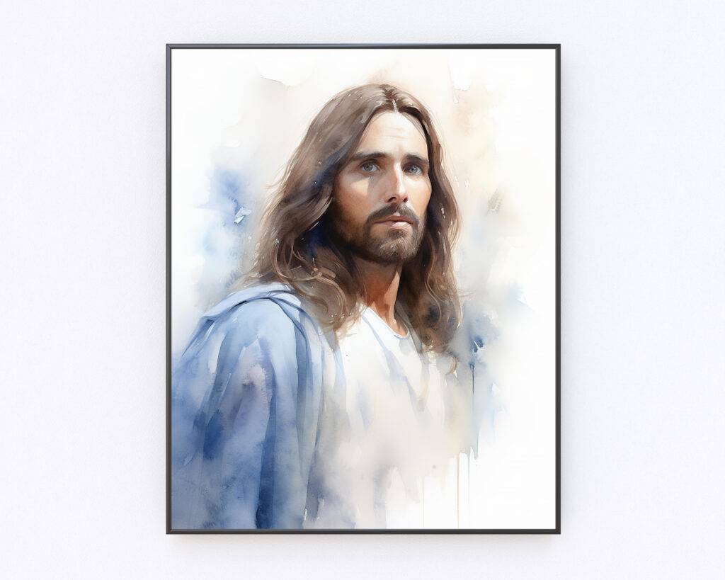 Jesus Christ Wall Art Portrait - Image 4