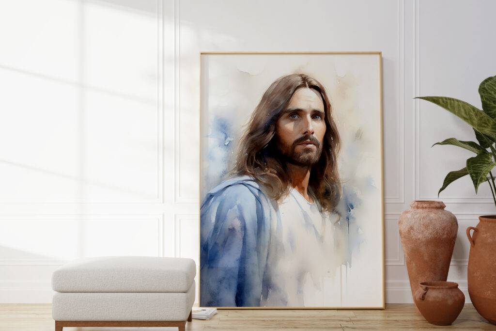 Jesus Christ Wall Art Portrait - Image 2