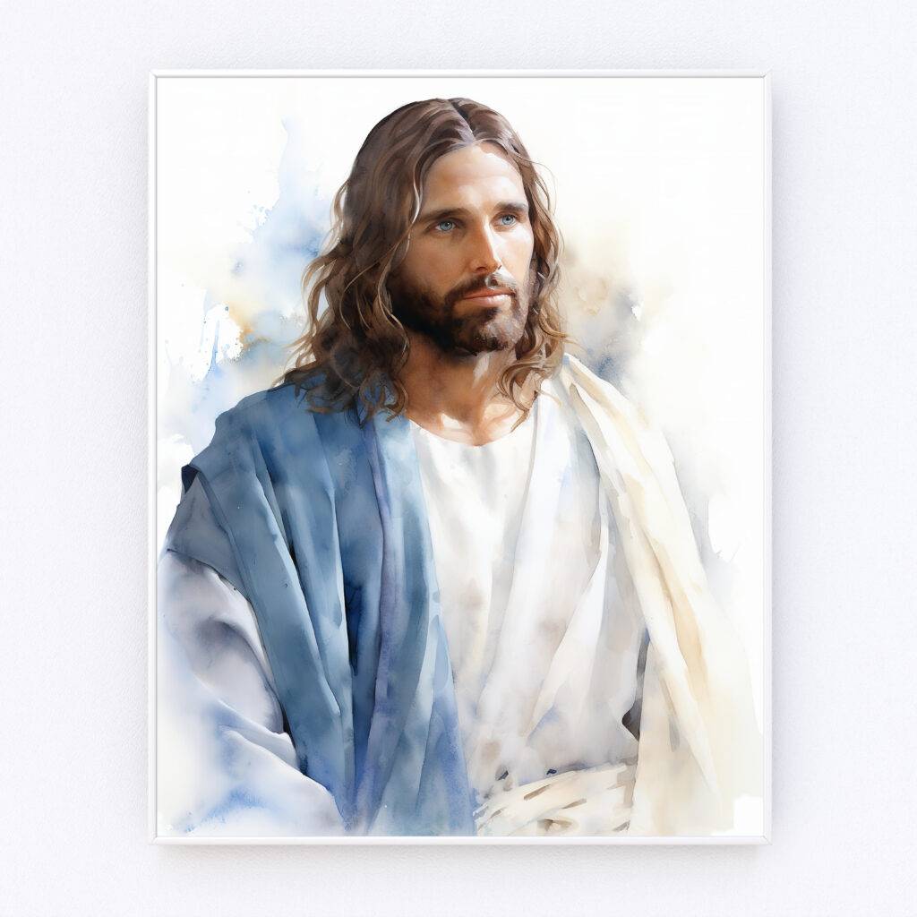 Jesus Christ Wall Art Portrait
