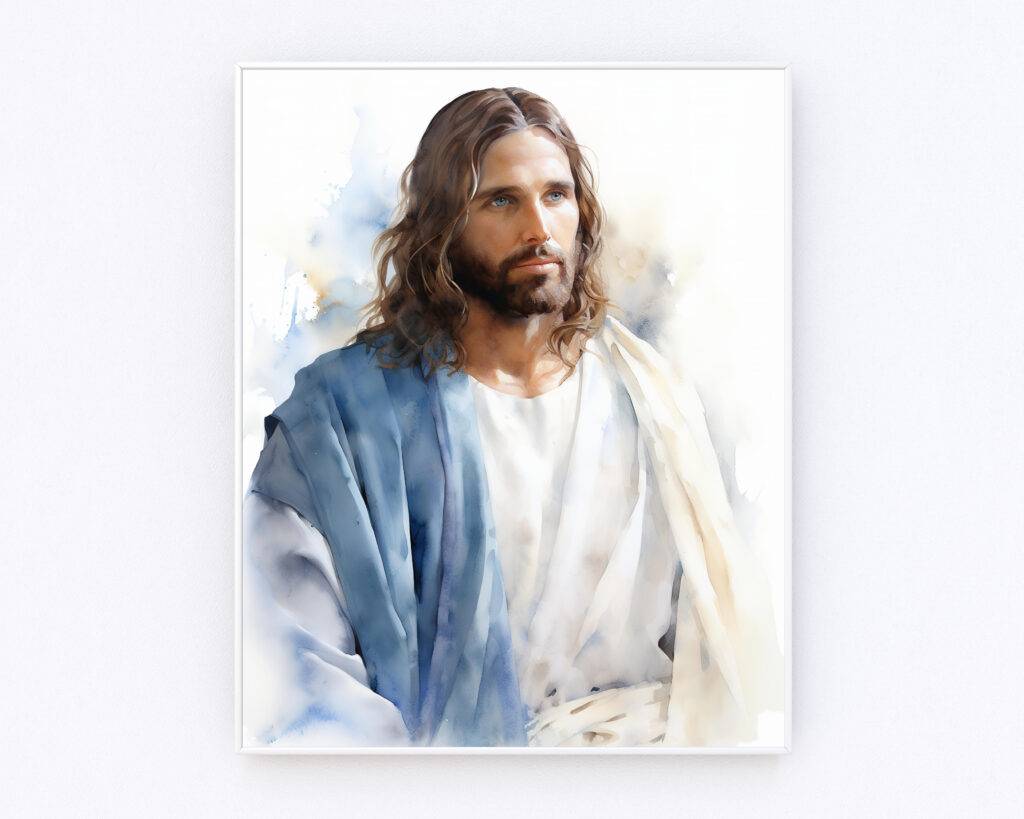 Jesus Christ Wall Art Portrait