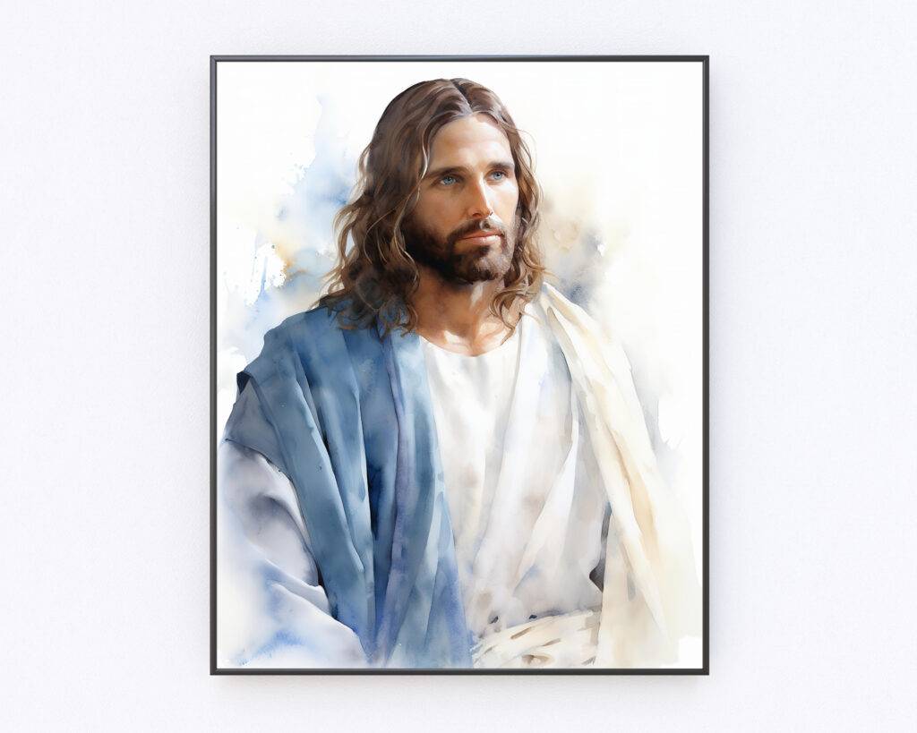 Jesus Christ Wall Art Portrait - Image 3