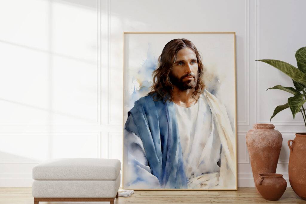 Jesus Christ Wall Art Portrait - Image 2