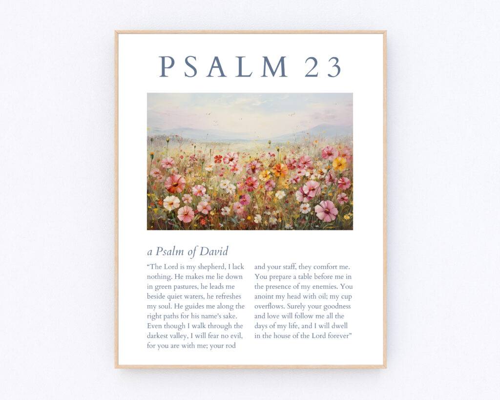 Psalm 23 Wall Art - Image 5