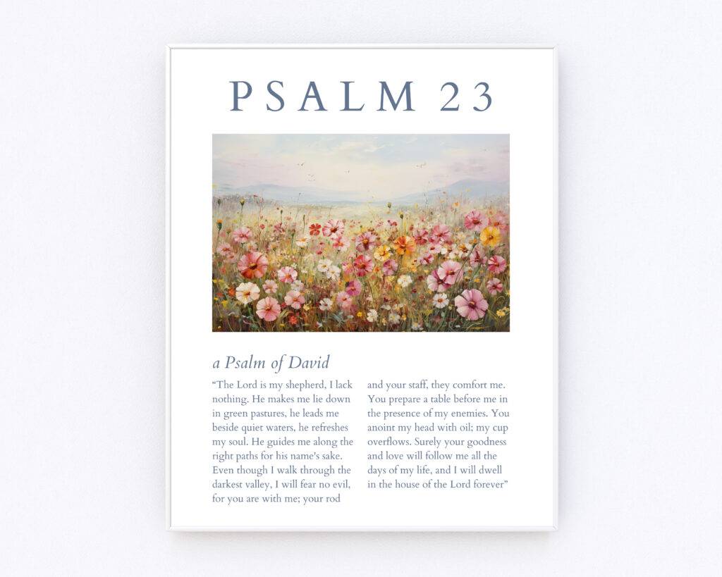 Psalm 23 Wall Art - Image 4