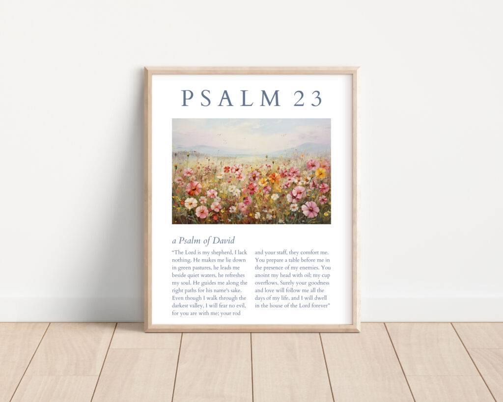 Psalm 23 Wall Art - Image 3