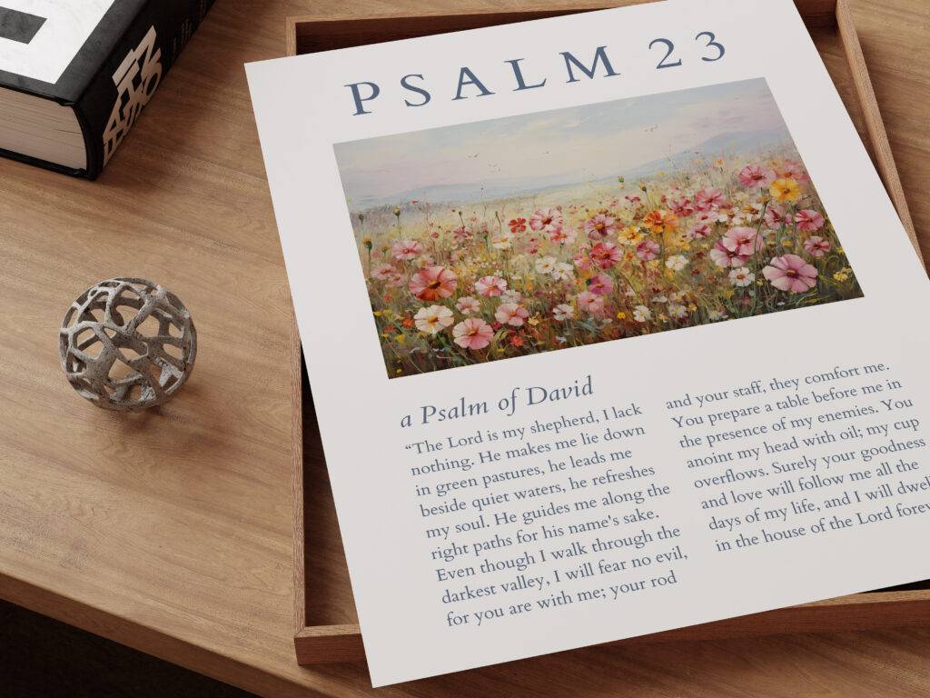 Psalm 23 Wall Art - Image 2