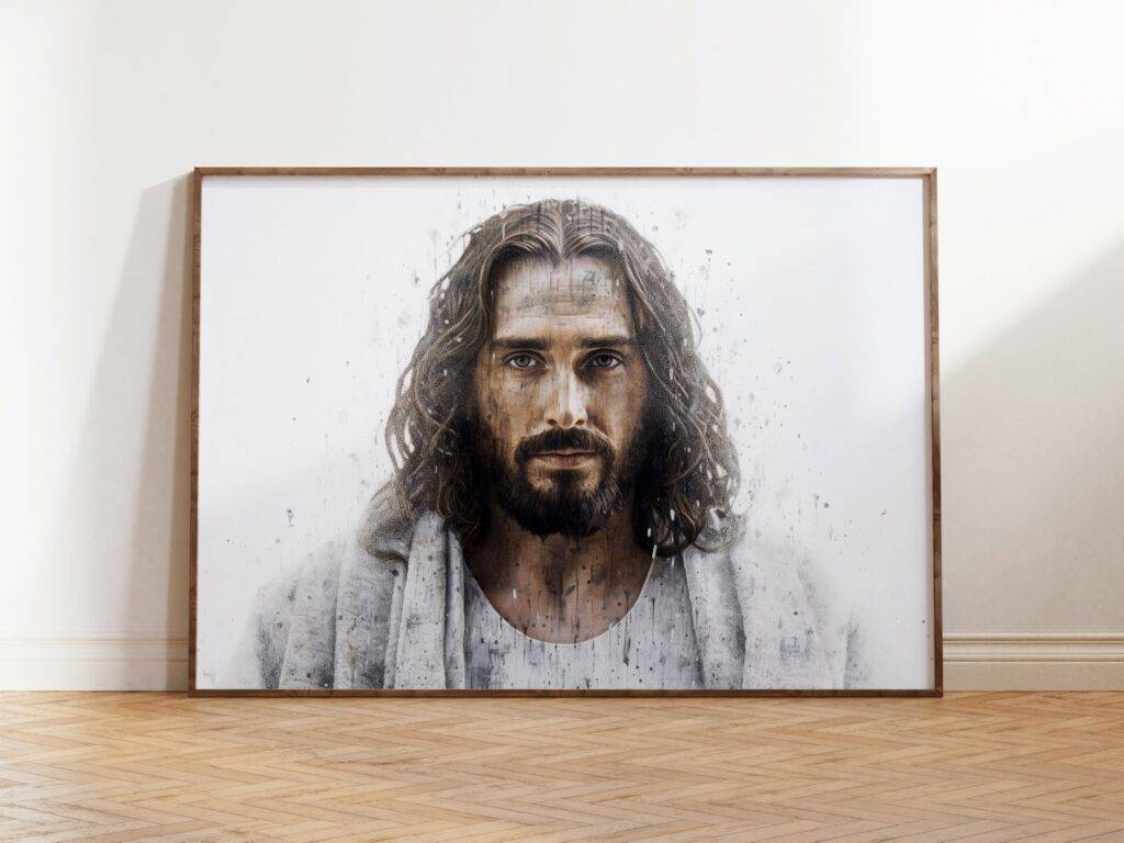 Jesus Christ Wall Art - Set of Two - Image 3