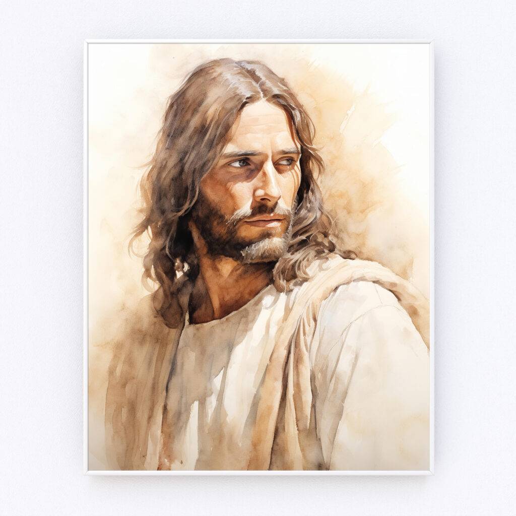 Jesus Christ Wall Art Portrait