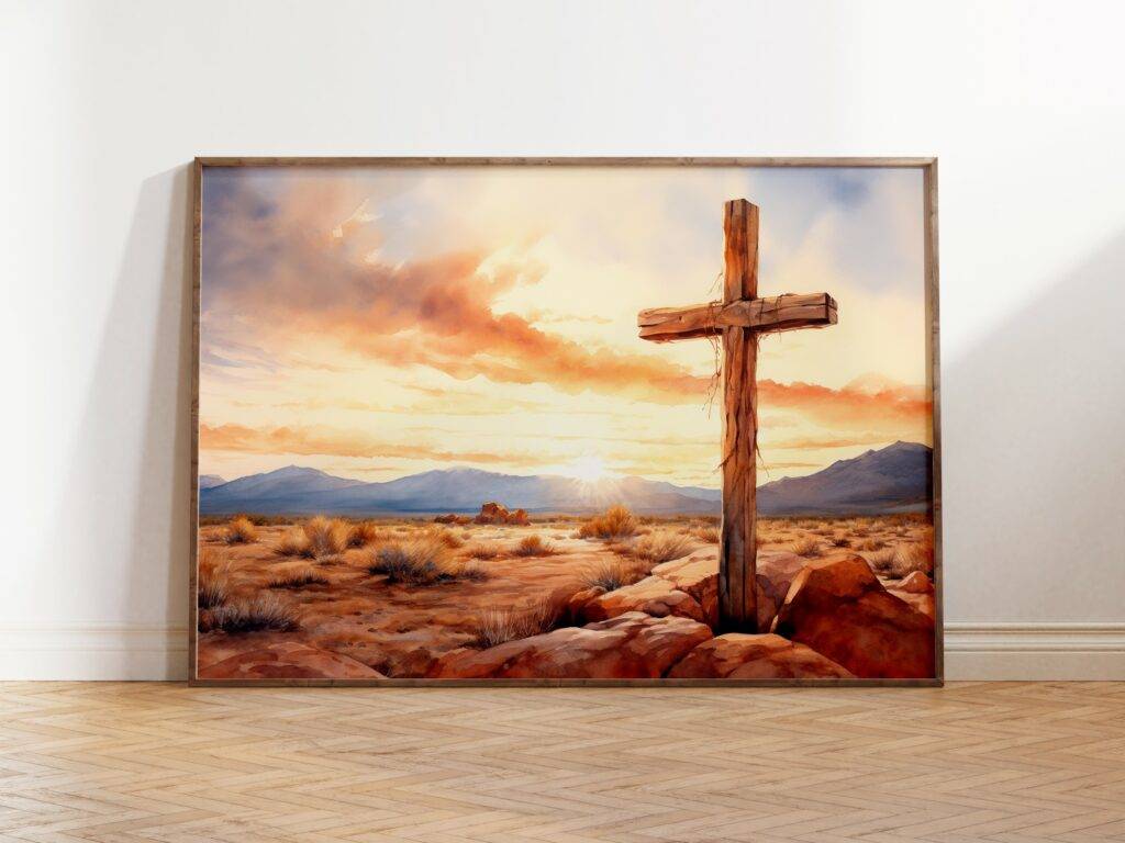 Jesus Christ Wall Art - Set of Two - Image 3