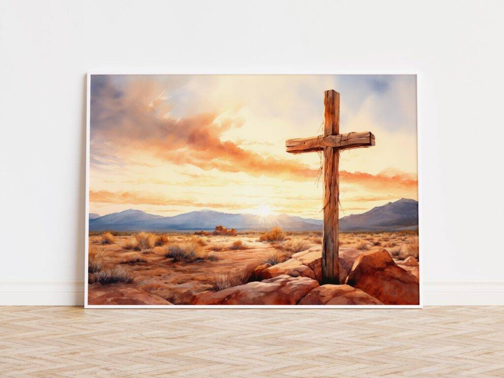 Christianity Cross Wall Art - Image 3