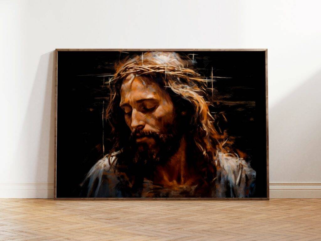 Jesus Crown of Thorns Wall Art - Image 2