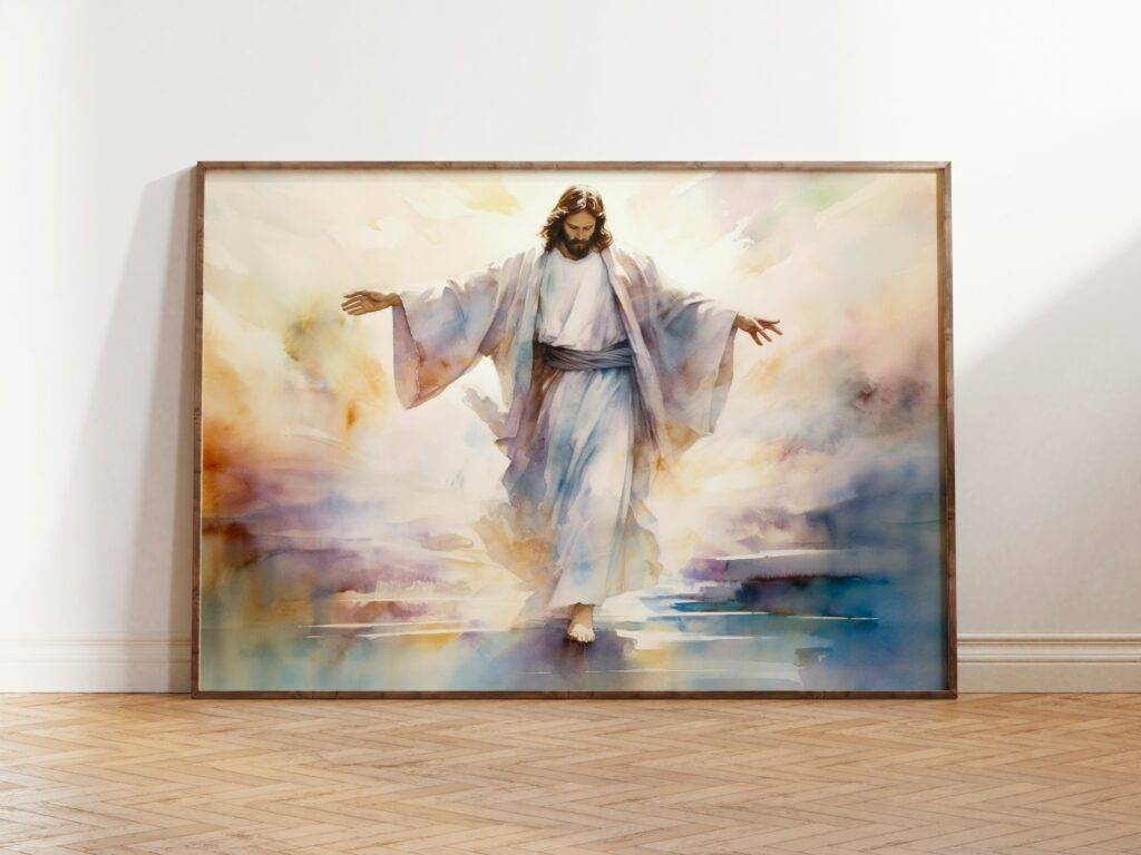 Jesus Christ Wall Art - Set of Four - Image 4