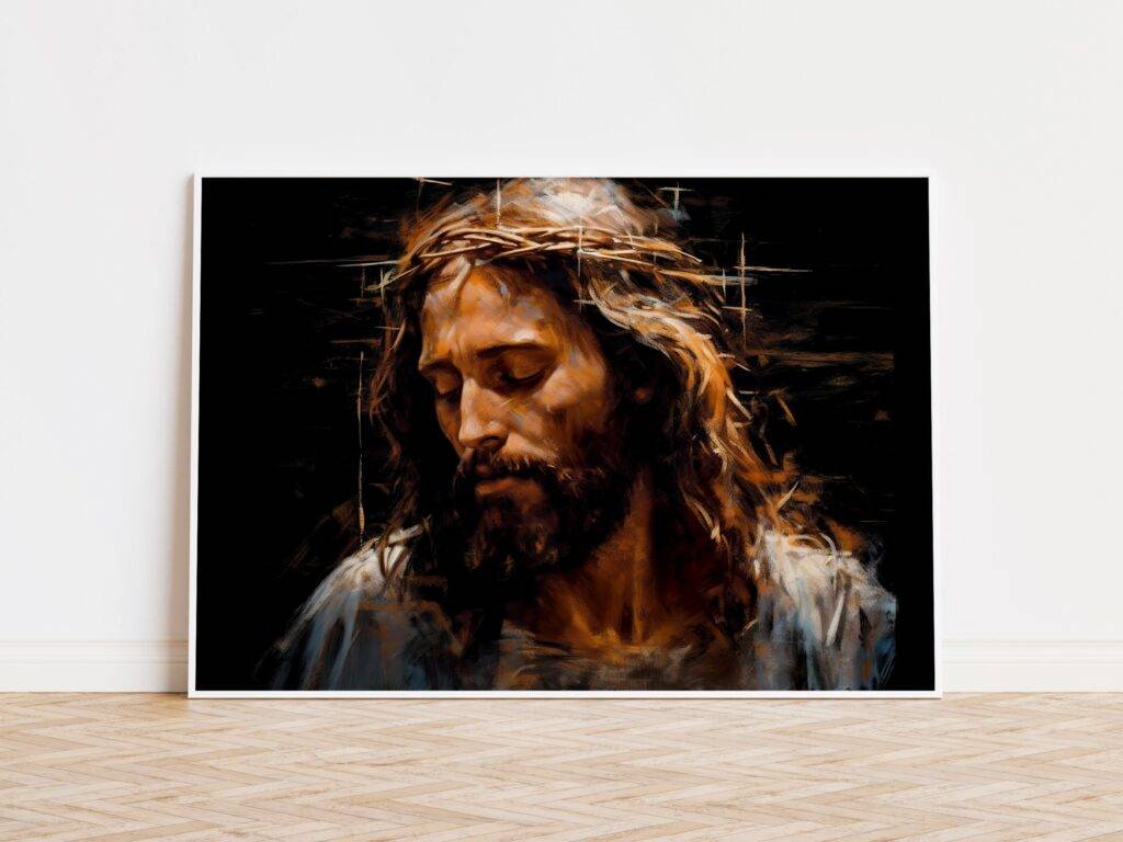 Jesus Crown of Thorns Wall Art - Image 3