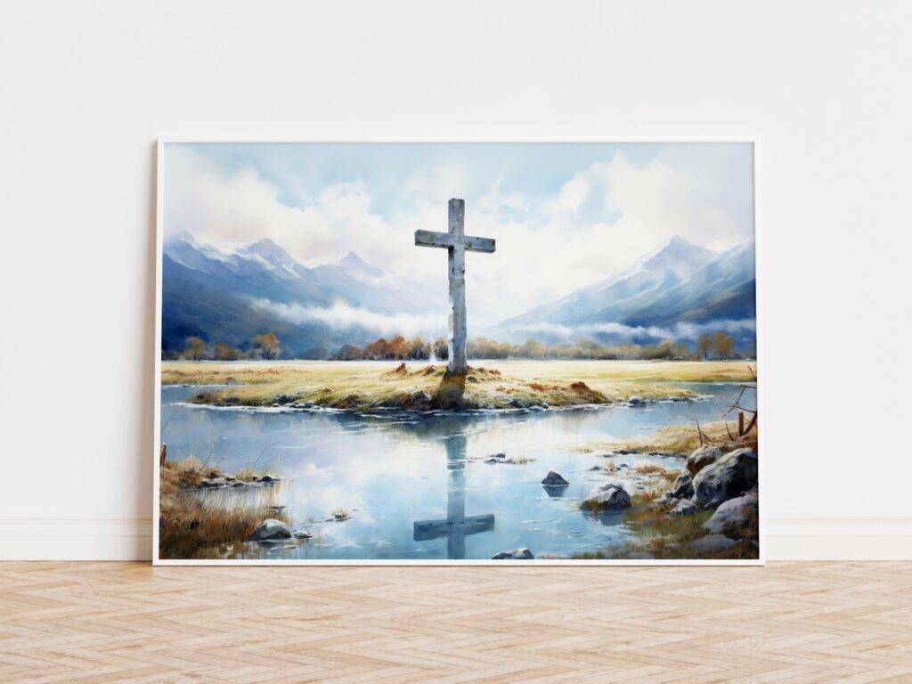 Christianity Cross Wall Art - Image 3