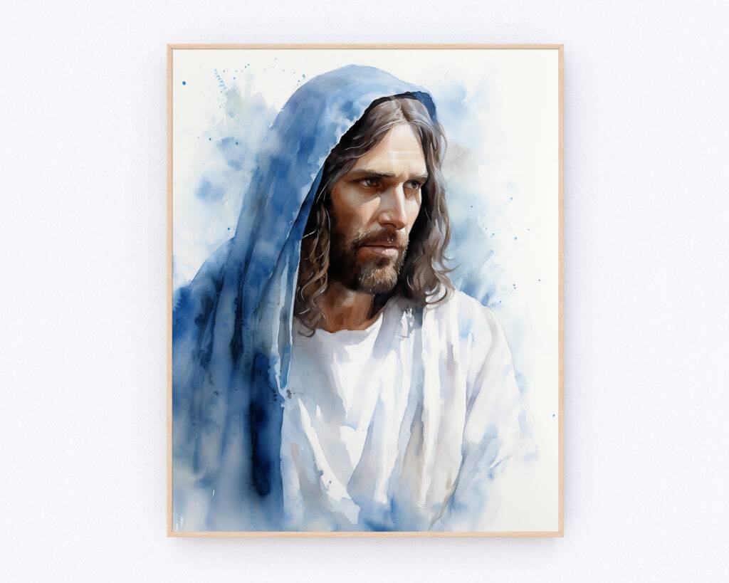 Jesus Christ Wall Art Portrait - Image 4
