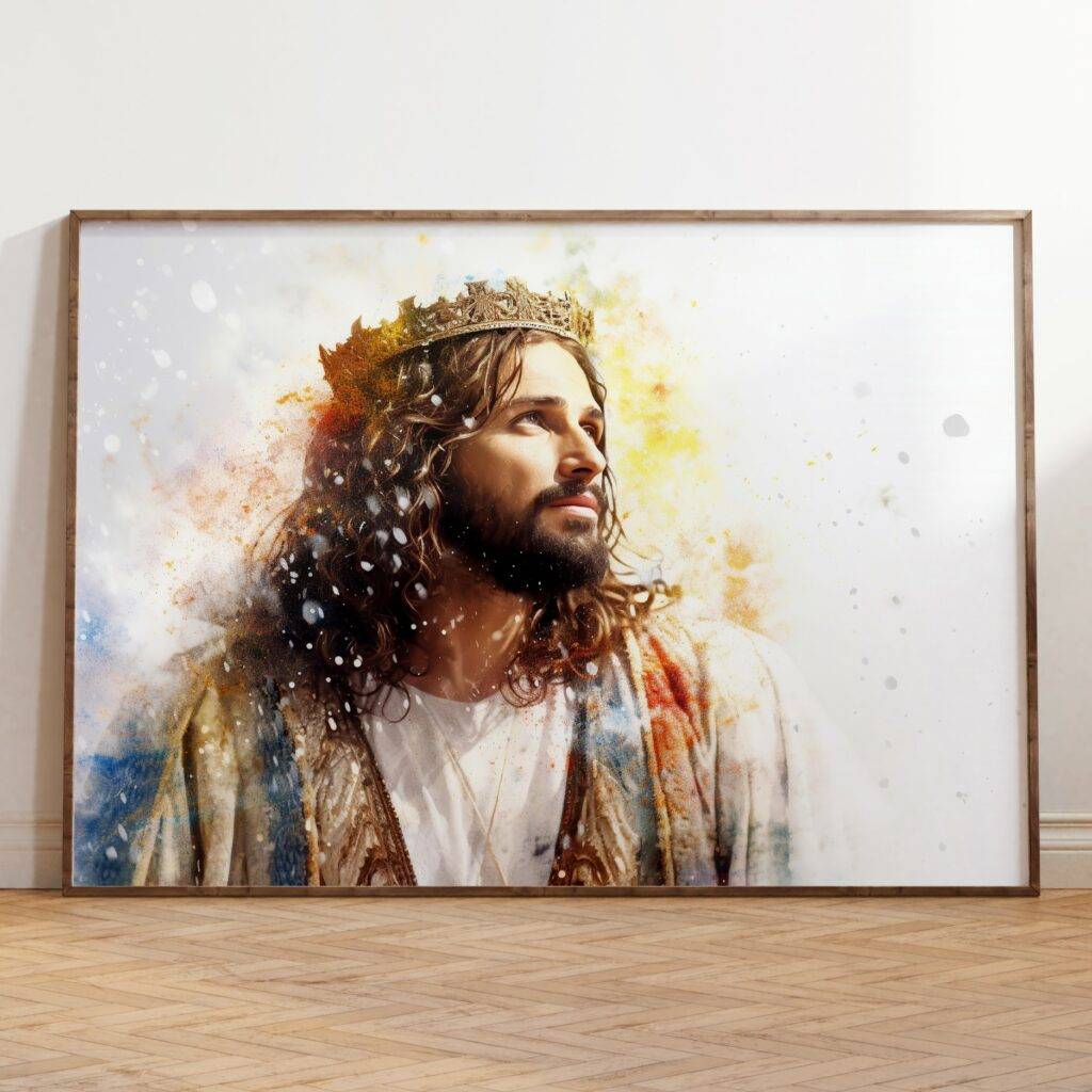 Jesus Christ Wall Art Portrait