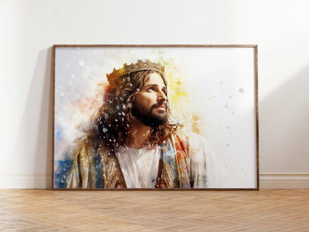 Jesus Christ Wall Art - Set of Two - Image 2