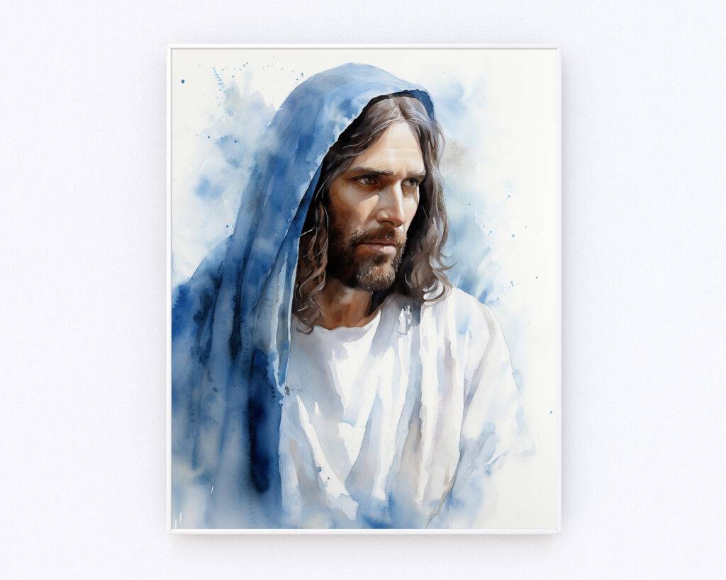 Jesus Christ Wall Art Portrait