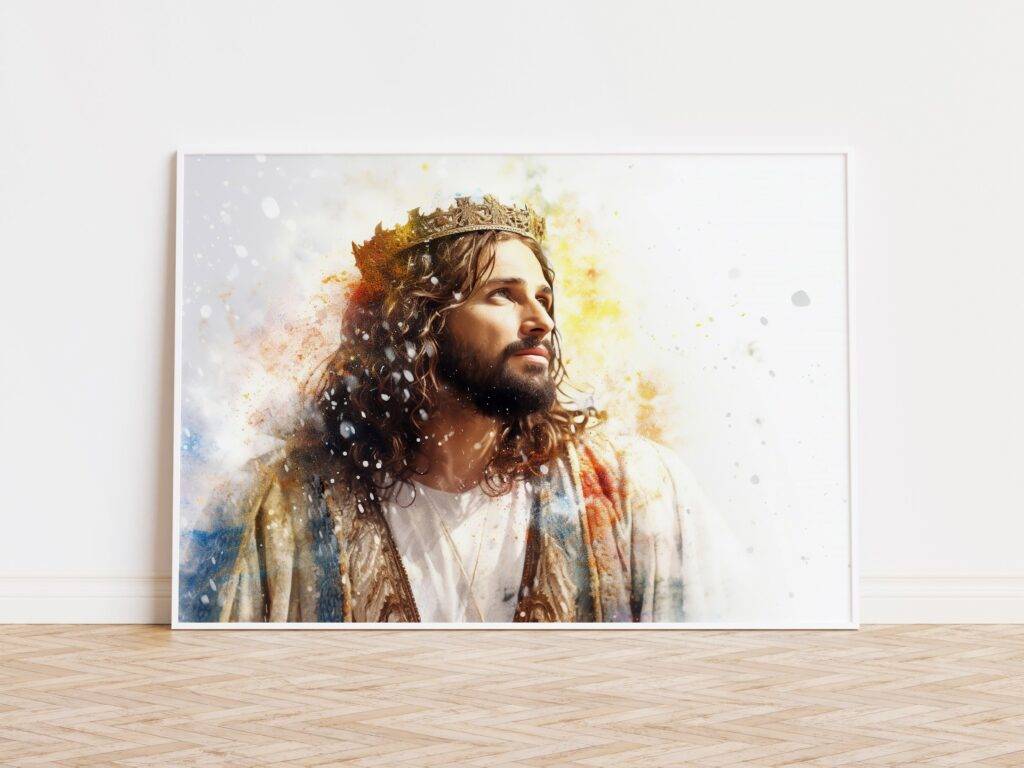 Jesus Christ Wall Art Portrait - Image 2