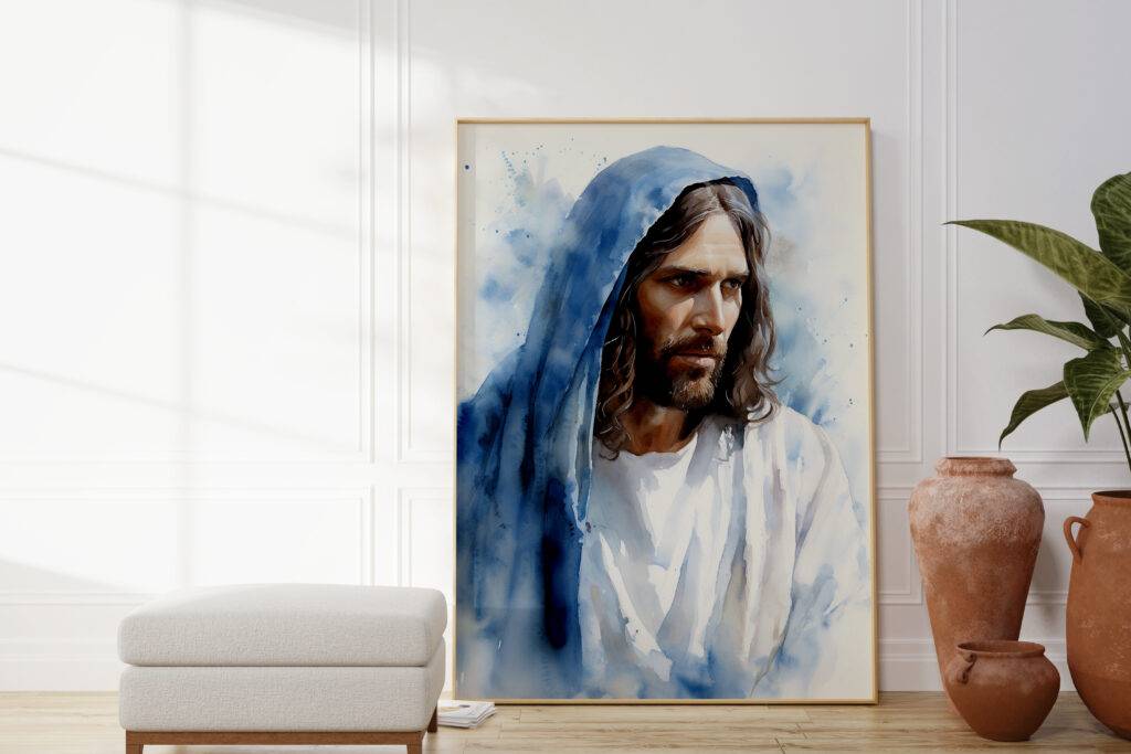 Jesus Christ Wall Art Portrait - Image 2