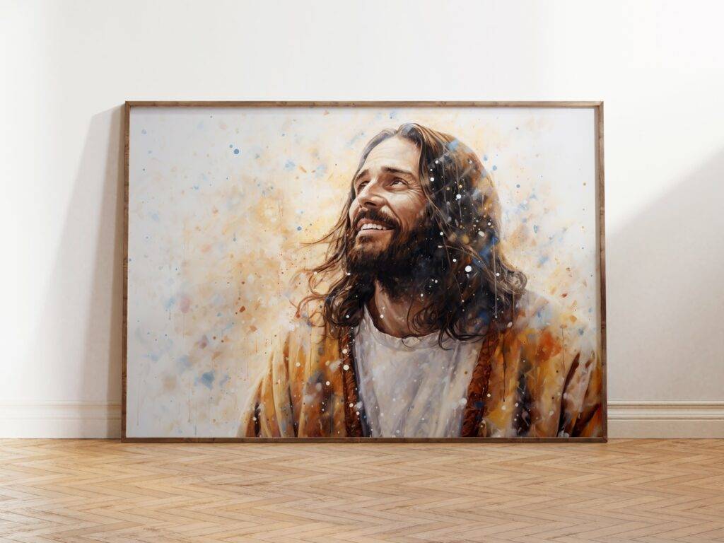 Jesus Christ Wall Art - Set of Two - Image 3