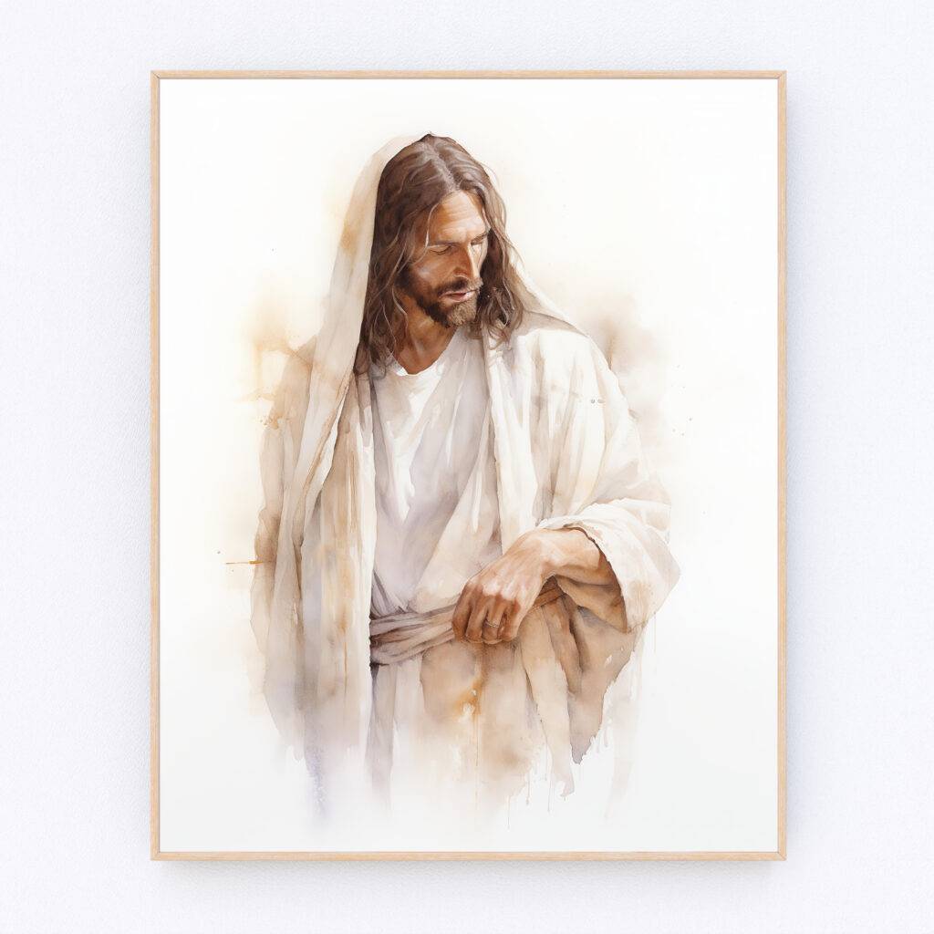 Jesus Christ Wall Art Portrait