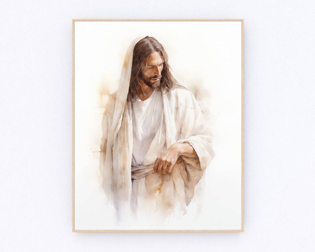 Jesus Christ Wall Art Portrait