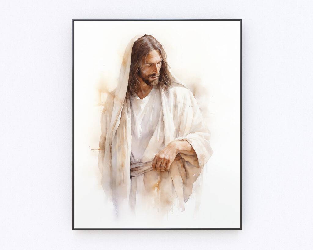 Jesus Christ Wall Art Portrait - Image 3