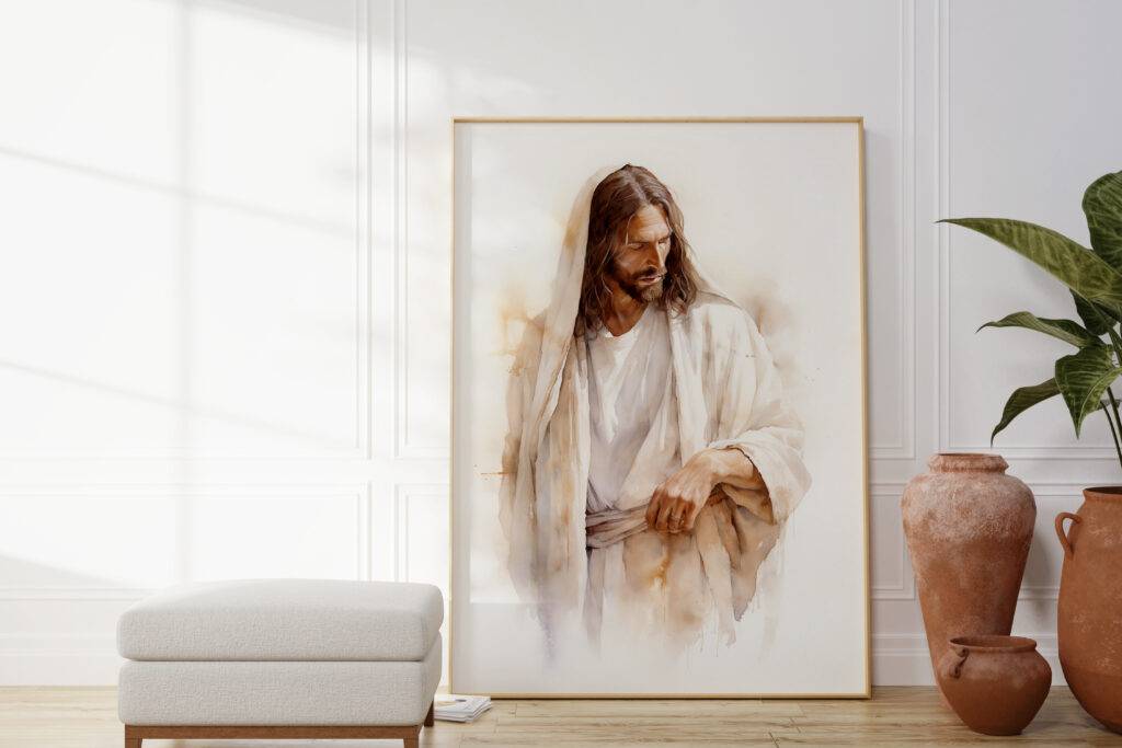 Jesus Christ Wall Art Portrait - Image 2