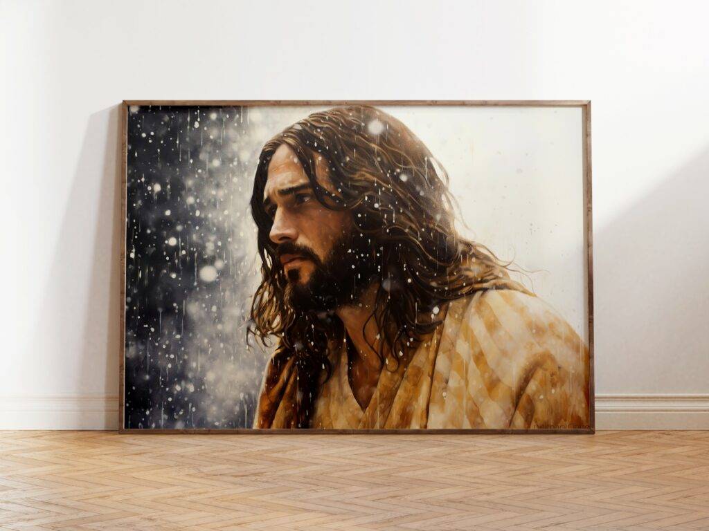Jesus Christ Wall Art Portrait - Image 2
