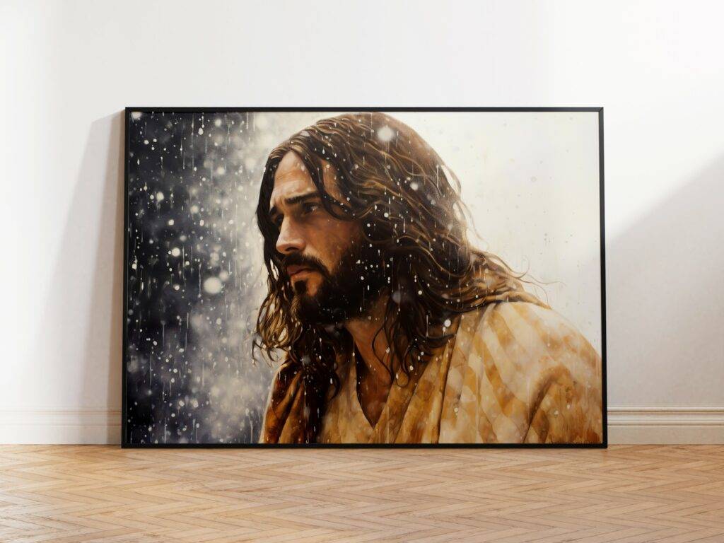 Jesus Christ Wall Art Portrait