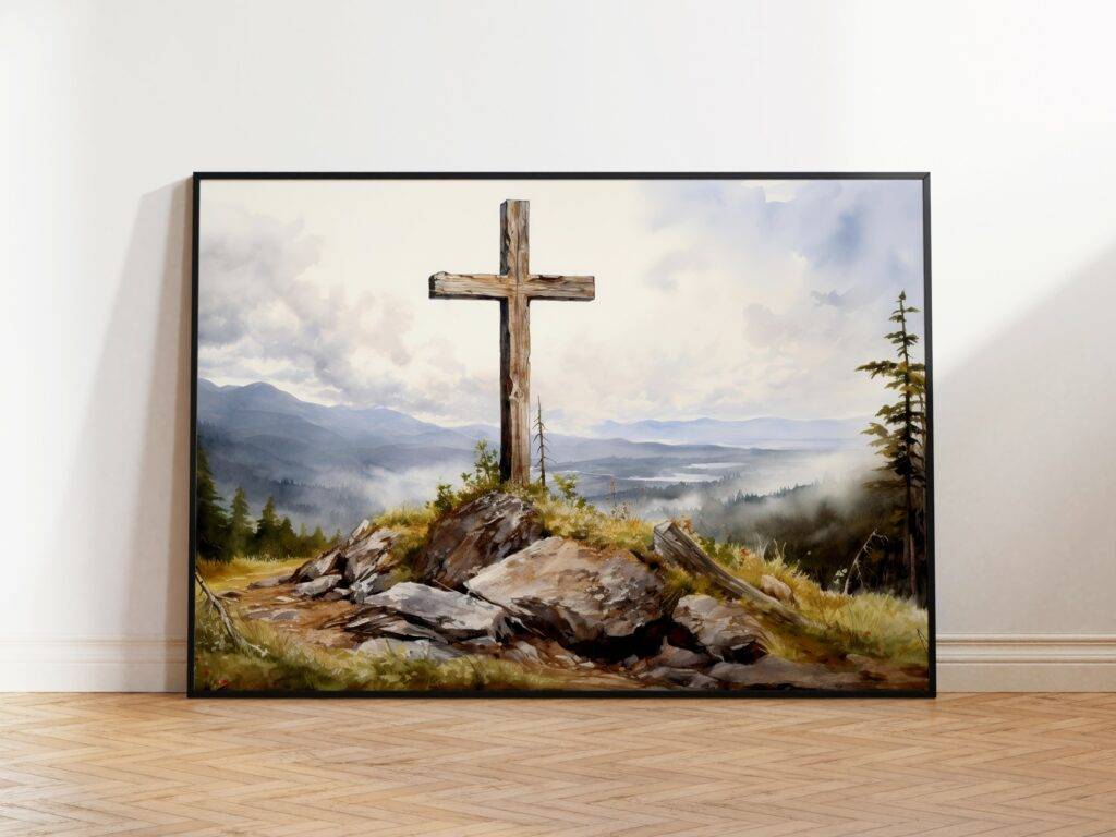 Christianity Cross Wall Art - Image 2